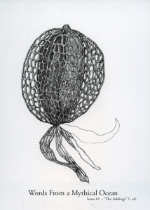 Forsiden til boken «Words from a mythical ocean»
